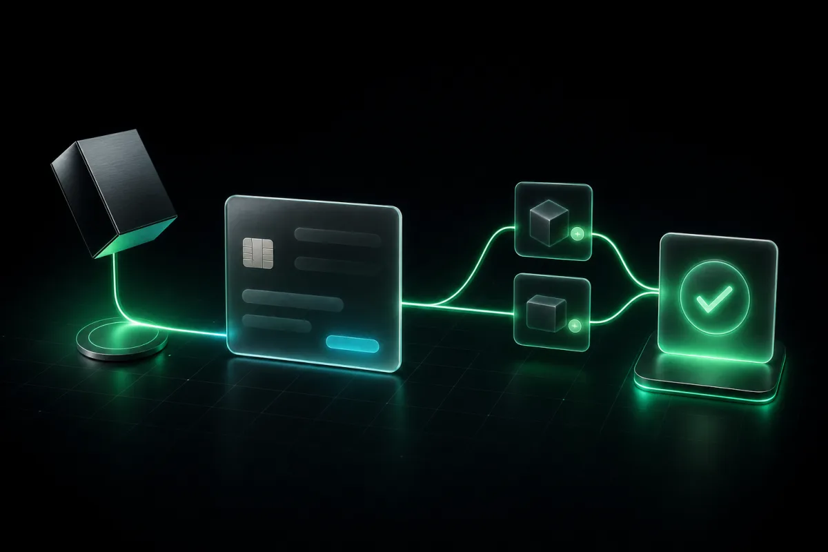 Illustration of a simple DTC checkout and sales funnel